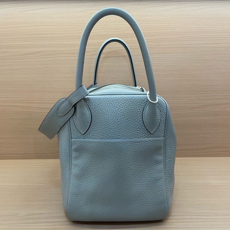 NO：C82 Hermes 愛馬仕 LINDY 灰色 銀扣TC 30 x刻 2016年 無附件-3