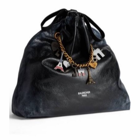 Balenciaga 女士 CRUSH 中號單肩包均碼碼中號、39.9cm*14cm*46cm-4