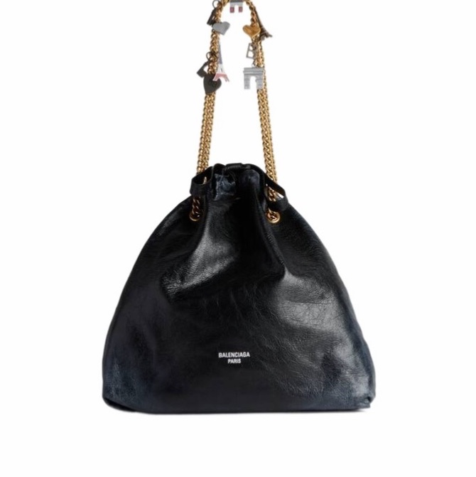 Balenciaga 女士 CRUSH 中號單肩包均碼碼中號、39.9cm*14cm*46cm-6