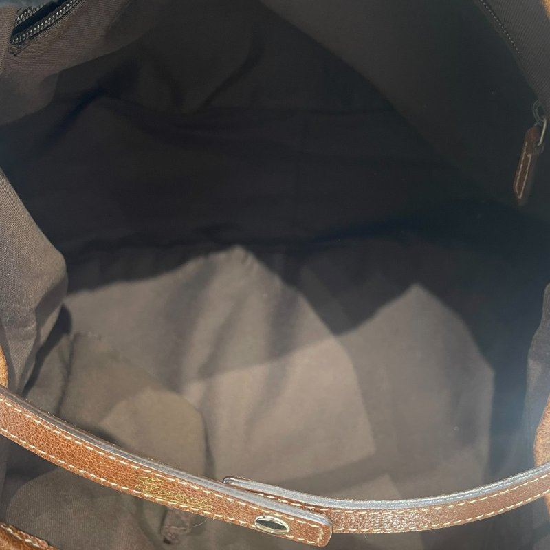 GUCCI 古馳 130736 托特包 丹寧布 藍色系 金釦-10