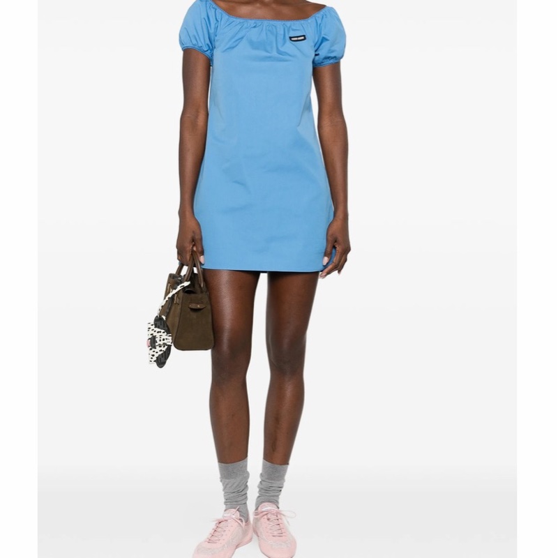 Miu Miu 女士 短袖連衣裙IT-36 IT-38 IT-40 IT-42碼-4