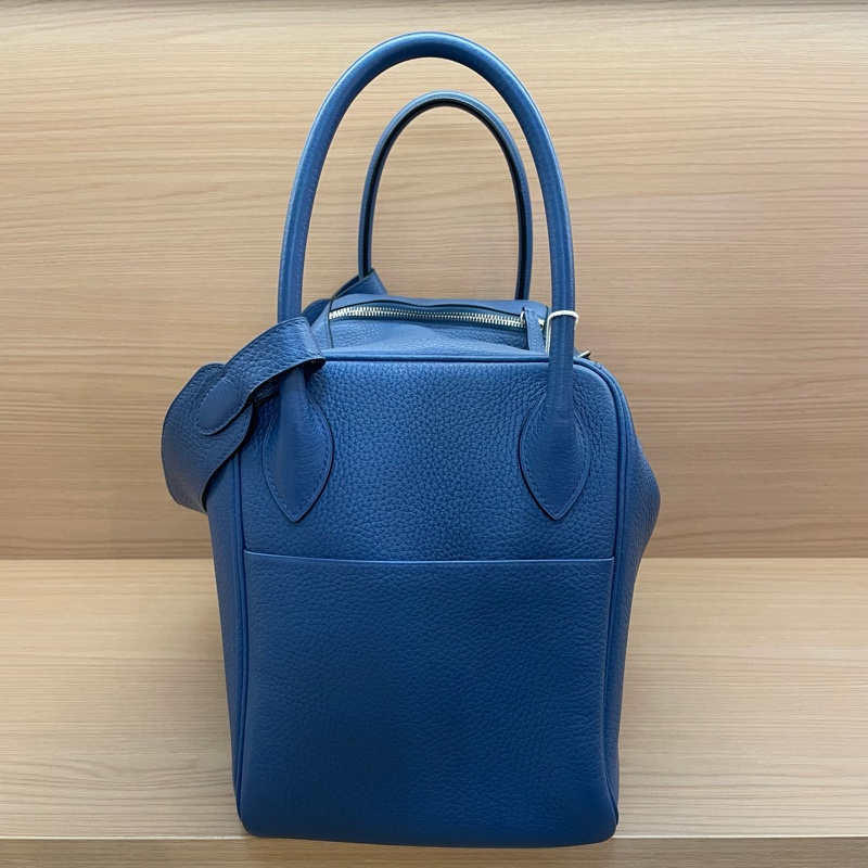 NO:C99 Hermes愛馬仕 LINDY深兰銀扣TC 34，2016年 X 無附件-2