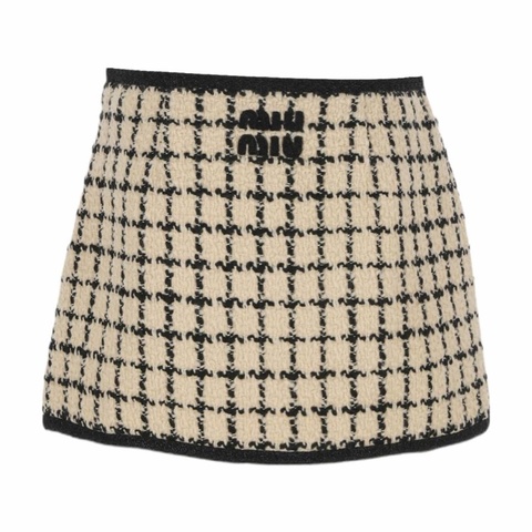 Miu Miu 女士 格紋半身裙IT-38 IT-40 IT-42碼