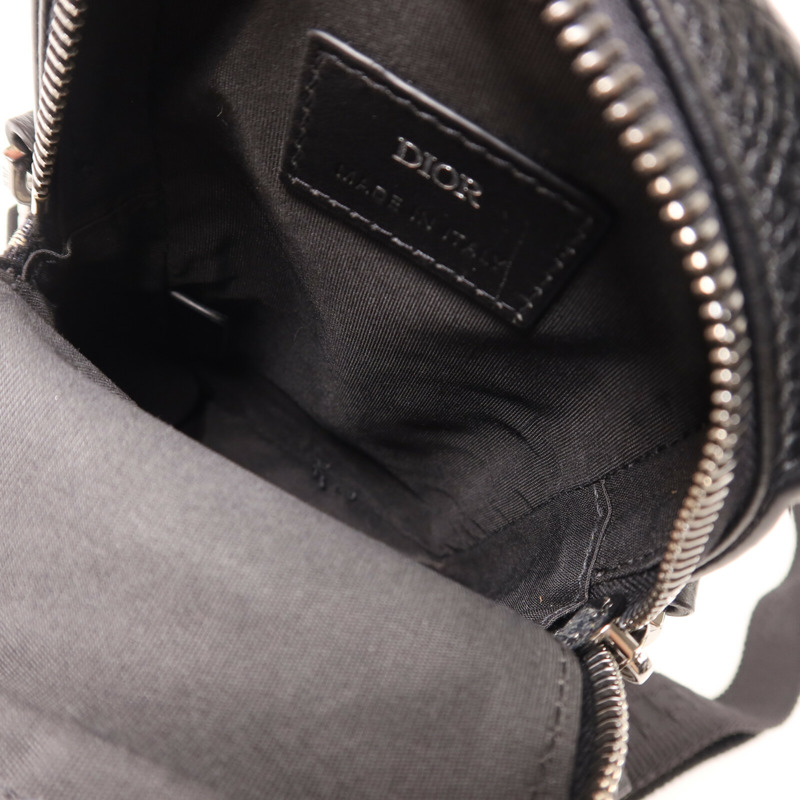 Dior 帆布Micro Rider Pouch手挽肩背兩用袋-4