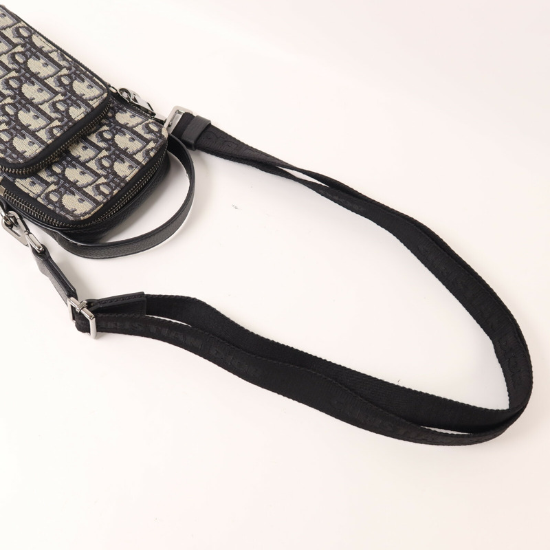 Dior 帆布Micro Rider Pouch手挽肩背兩用袋-8