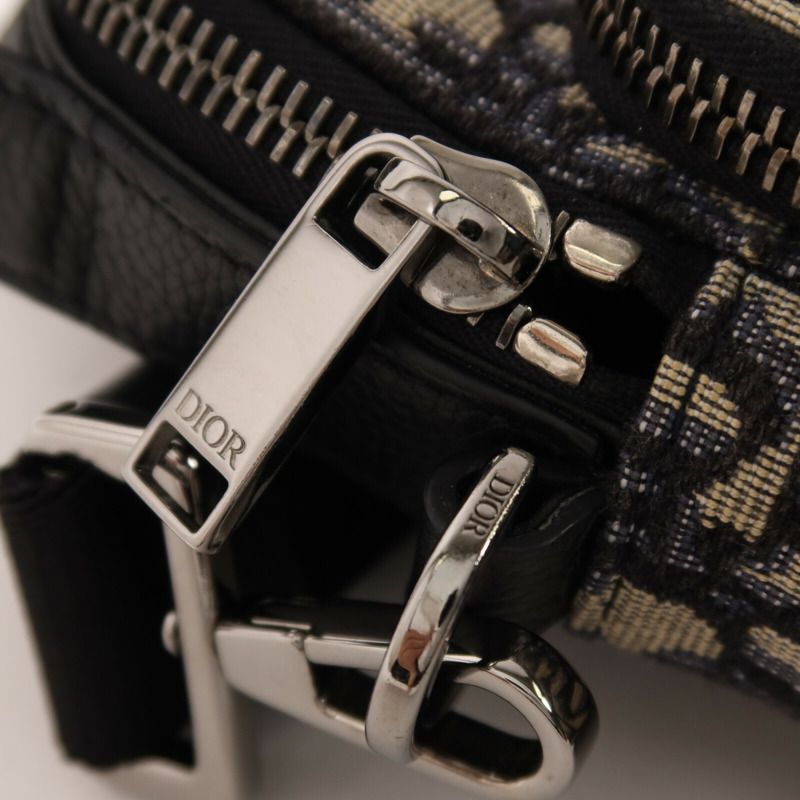Dior 帆布Micro Rider Pouch手挽肩背兩用袋-9