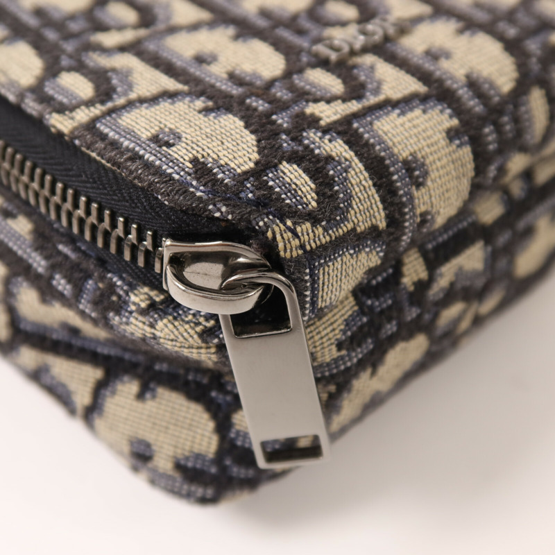 Dior 帆布Micro Rider Pouch手挽肩背兩用袋-10