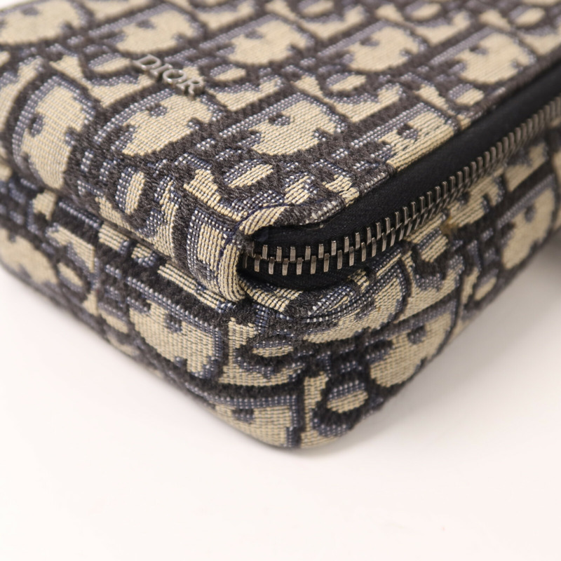 Dior 帆布Micro Rider Pouch手挽肩背兩用袋-11