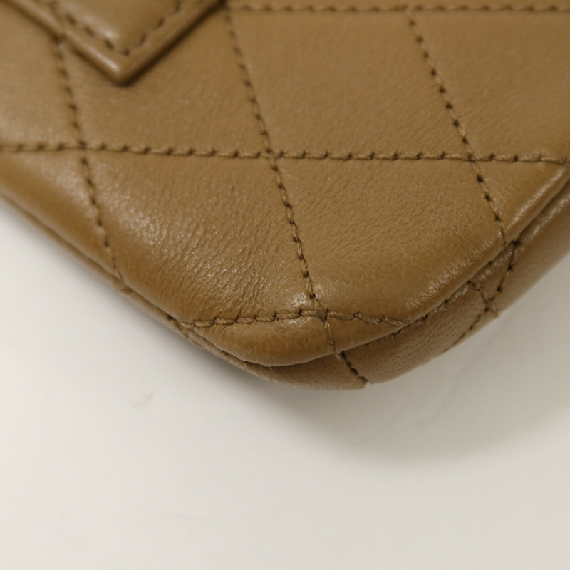 SAINT LAURENT 羊皮皮革Gaby Phone Holder鏈帶肩背袋-13