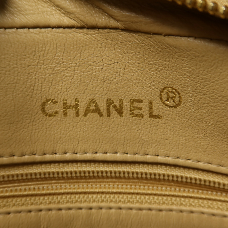 CHANEL 羊皮皮革Vintage Chain Shoulder鏈帶肩背袋-7