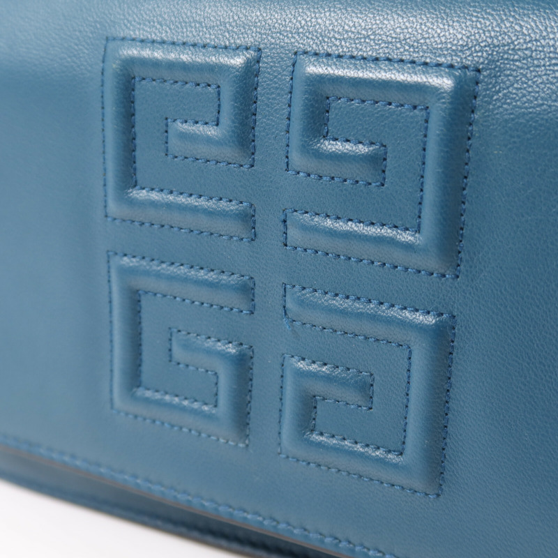 GIVENCHY 牛皮皮革Chain Shoulder鏈帶肩背袋-5