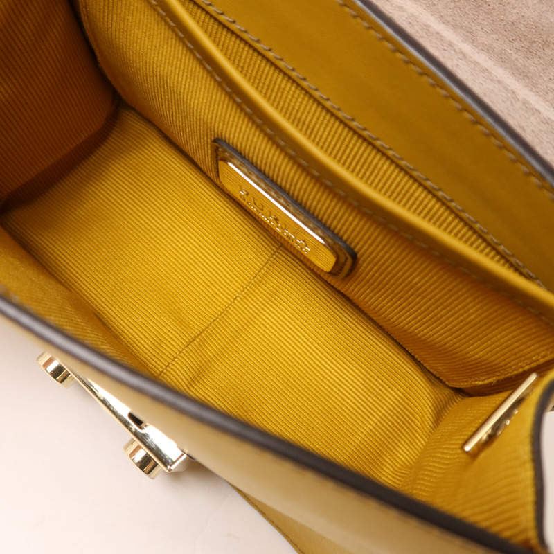 Furla 牛皮皮革Chain Shoulder鏈帶肩背袋-4