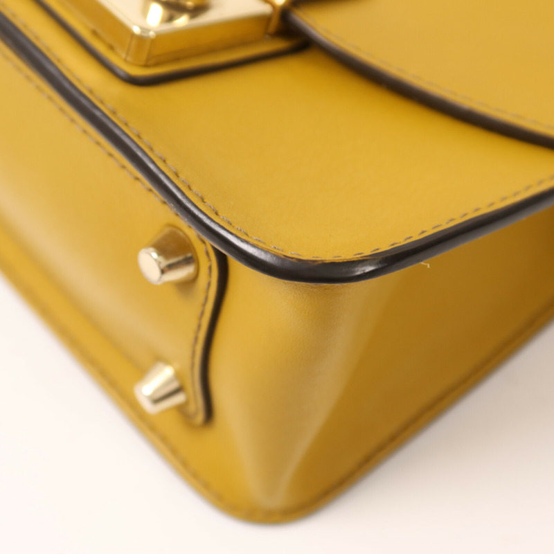 Furla 牛皮皮革Chain Shoulder鏈帶肩背袋-12