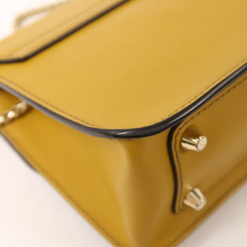 Furla 牛皮皮革Chain Shoulder鏈帶肩背袋-13