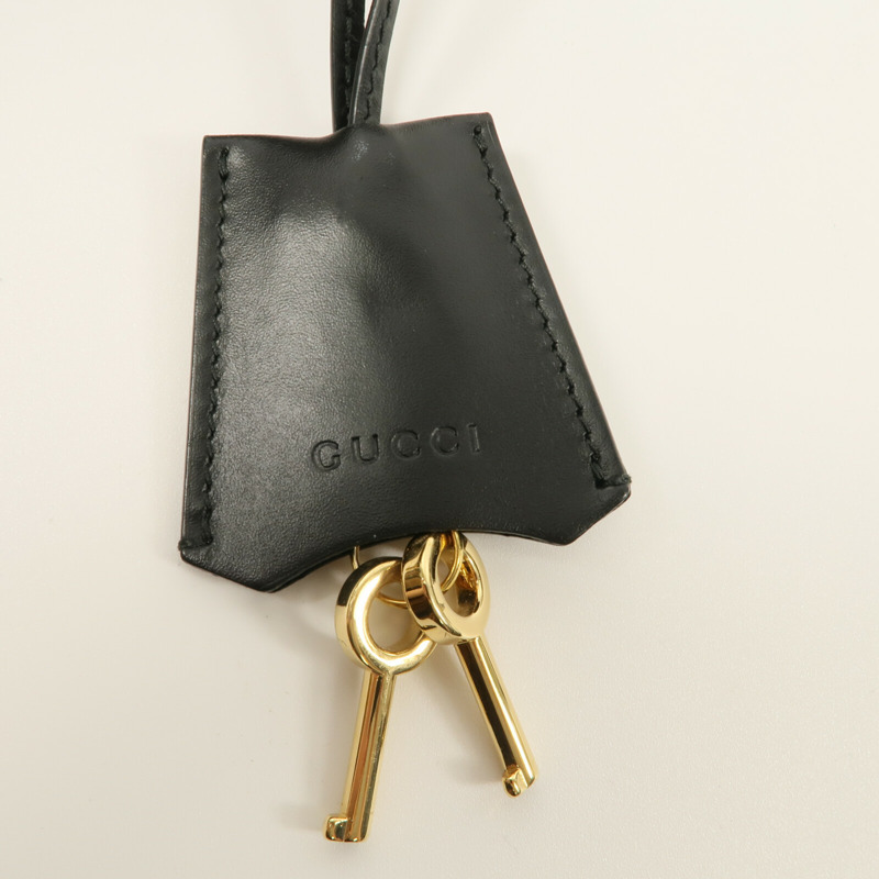 GUCCI 牛皮皮革Padlock鏈帶肩背袋-7