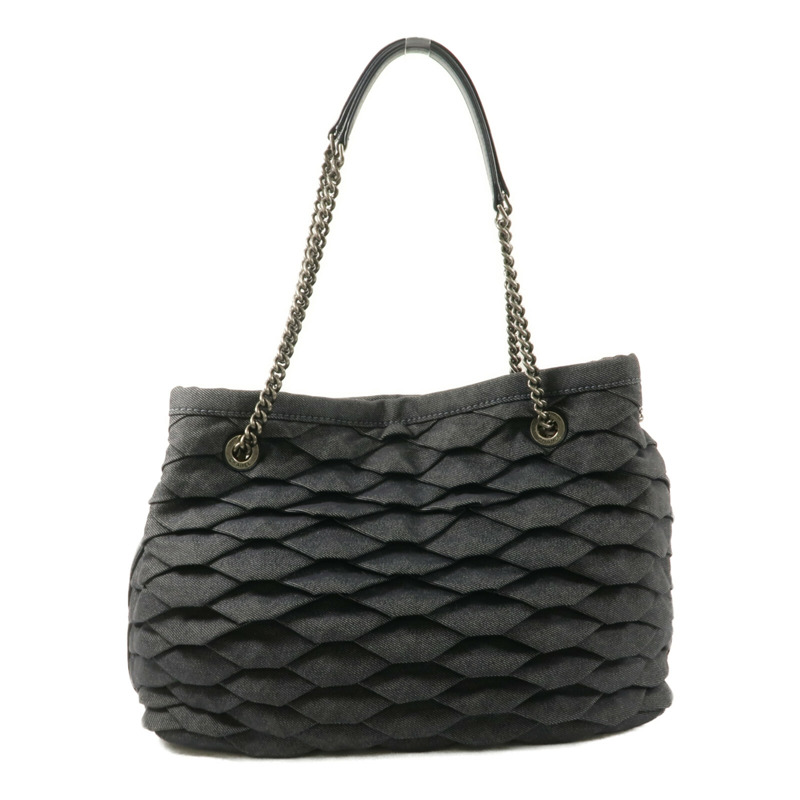 CHANEL 牛仔布CC Shopping Tote手挽袋-2