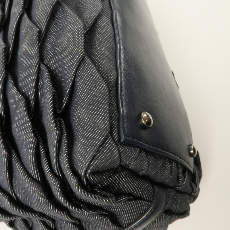 CHANEL 牛仔布CC Shopping Tote手挽袋-14