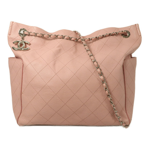 CHANEL 牛皮皮革CC Pocket Hobo鏈帶肩背袋