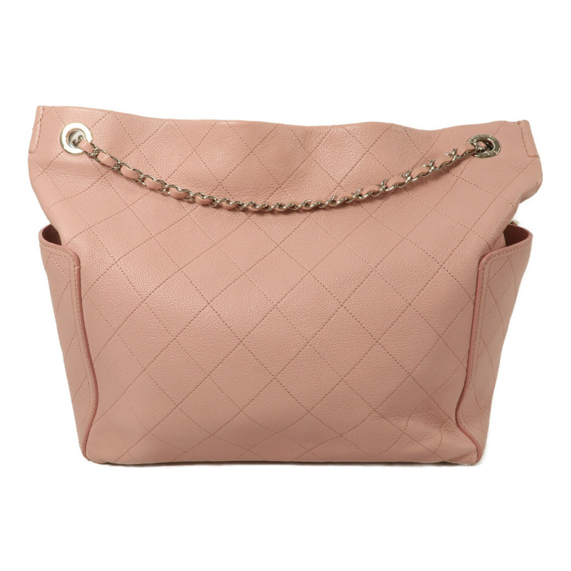 CHANEL 牛皮皮革CC Pocket Hobo鏈帶肩背袋-1