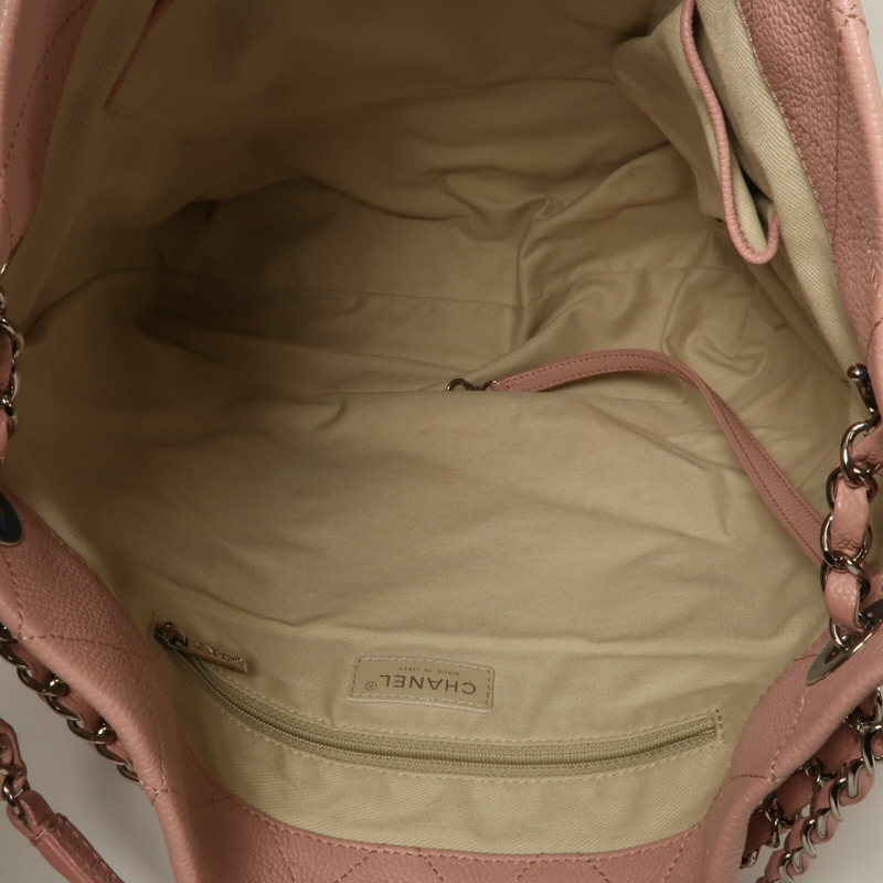 CHANEL 牛皮皮革CC Pocket Hobo鏈帶肩背袋-4