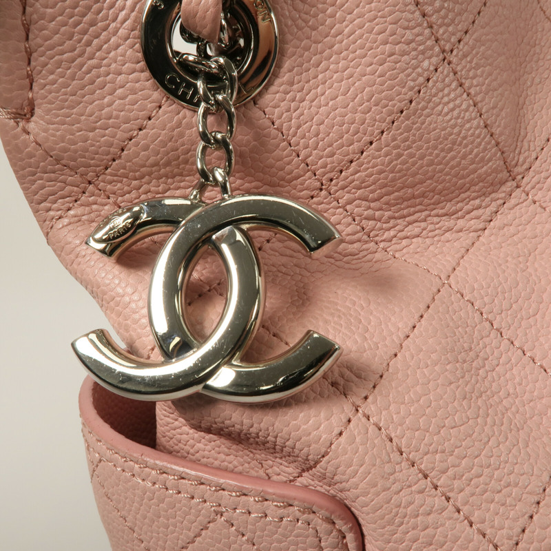 CHANEL 牛皮皮革CC Pocket Hobo鏈帶肩背袋-6