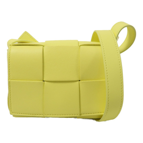 BOTTEGA VENETA 羊皮皮革Mini Cassette Bel肩背袋