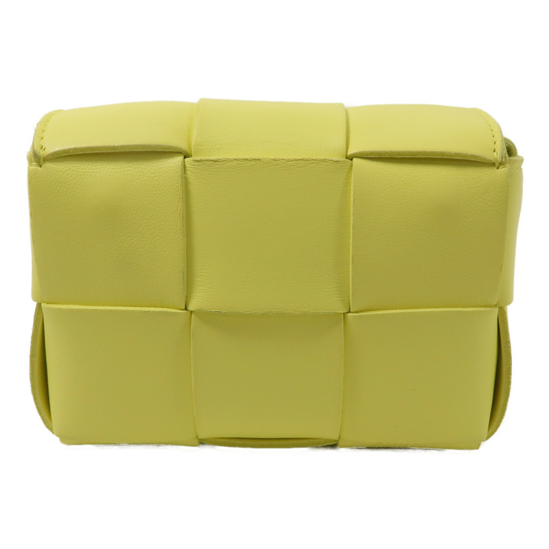 BOTTEGA VENETA 羊皮皮革Mini Cassette Bel肩背袋-1