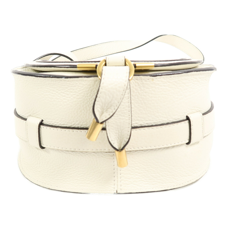 Chloe 牛皮皮革Marcie Small Saddle肩背袋-3