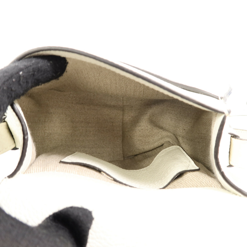 Chloe 牛皮皮革Marcie Small Saddle肩背袋-4