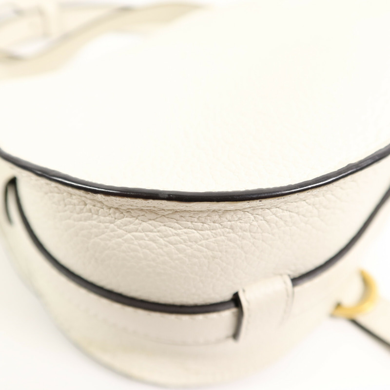 Chloe 牛皮皮革Marcie Small Saddle肩背袋-10