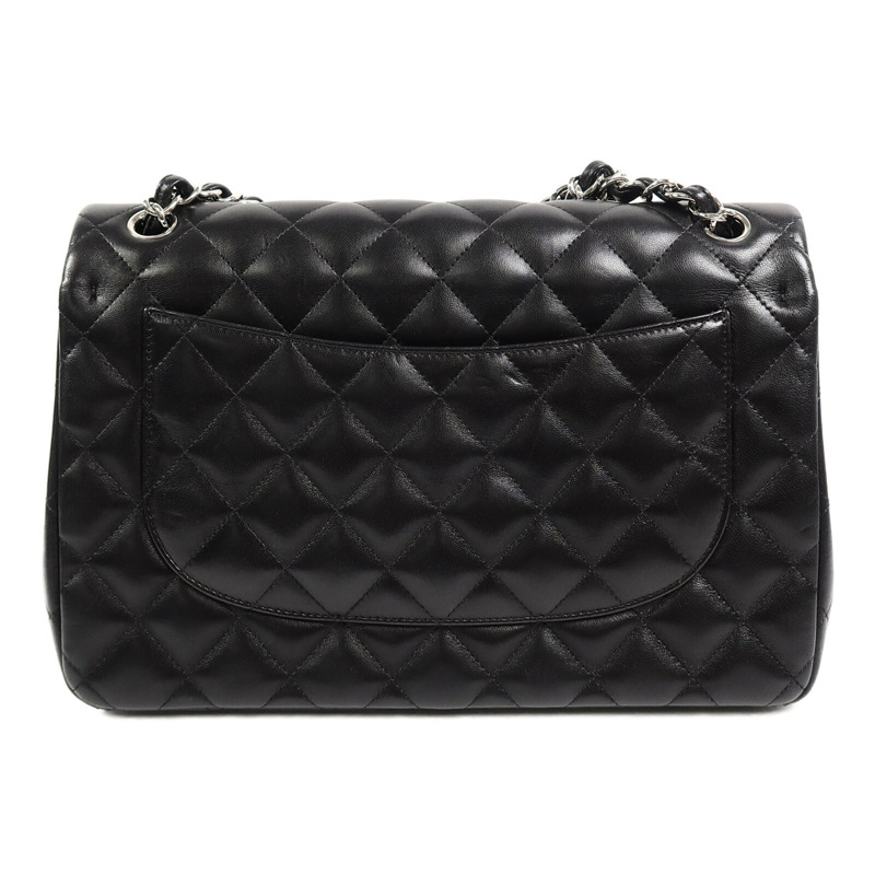 CHANEL 羊皮皮革Large Classic鏈帶肩背袋-2