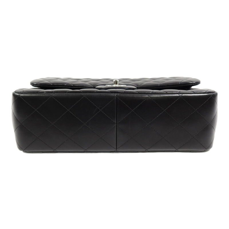 CHANEL 羊皮皮革Large Classic鏈帶肩背袋-3