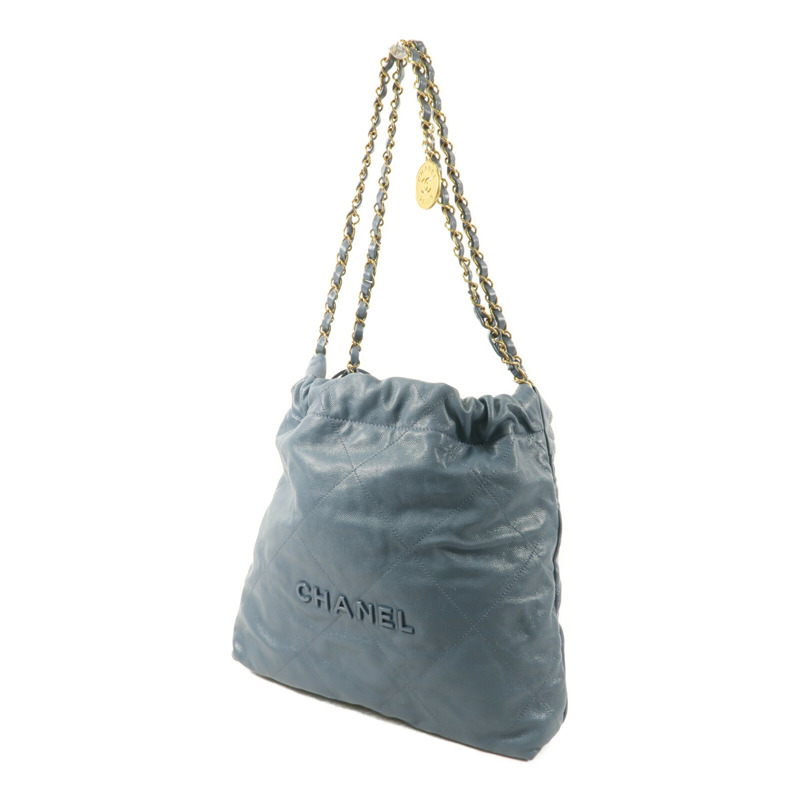 CHANEL 牛皮皮革Chanel 22 Small鏈帶肩背袋-2
