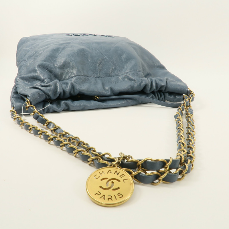 CHANEL 牛皮皮革Chanel 22 Small鏈帶肩背袋-8