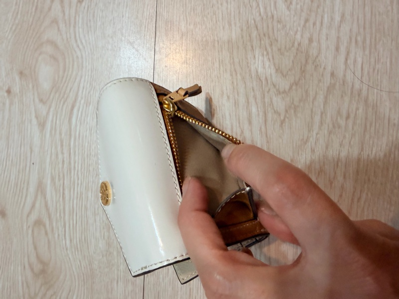 Tory Burch 專櫃拼色三折短夾-6