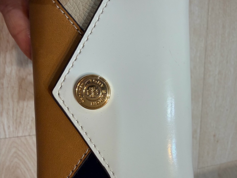 Tory Burch 專櫃拼色三折短夾-13