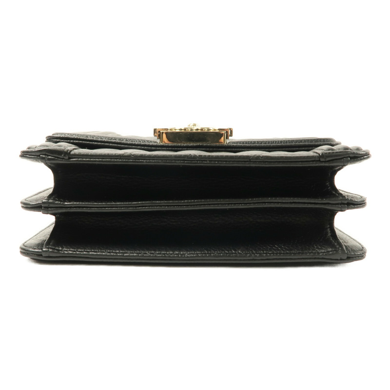 CHANEL 牛皮皮革Boy North South鏈帶手挽肩背兩用袋-3