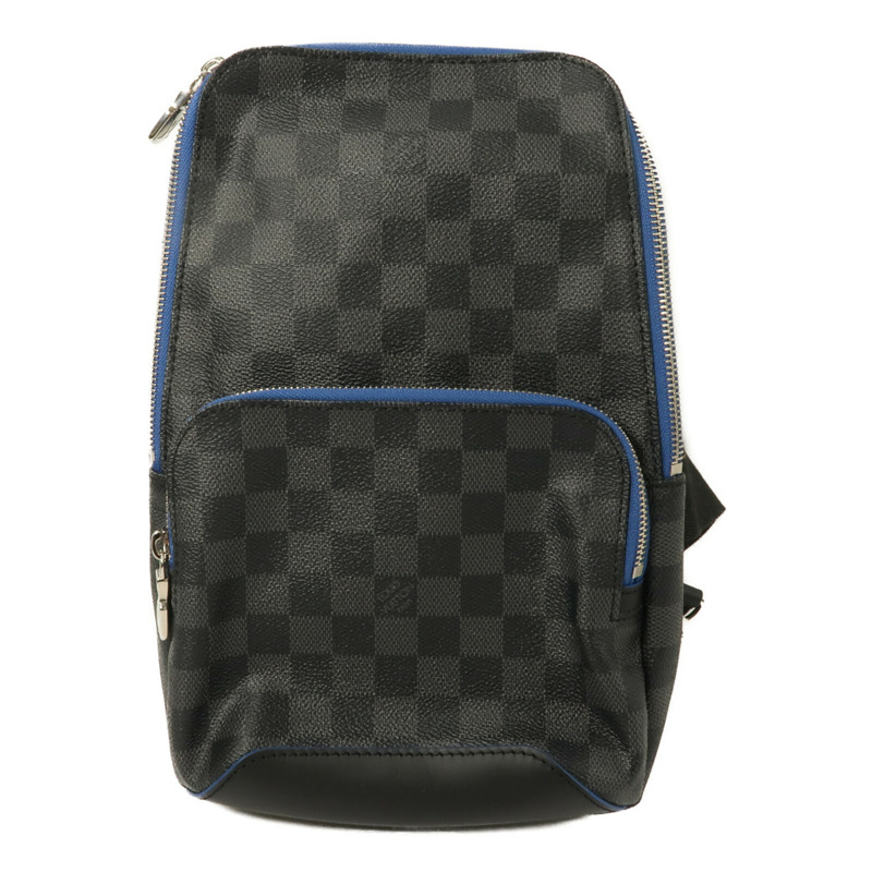 LOUIS VUITTON Damier Graphite Avenue Sling Bag肩背袋-1