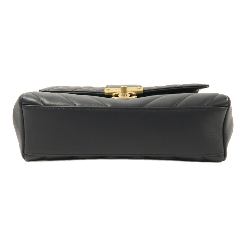 CHANEL 羊皮皮革Chain Shoulder With Handle鏈帶手挽肩背兩用袋-3