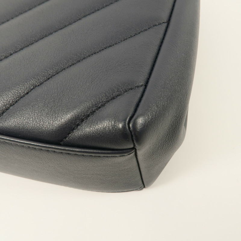 CHANEL 羊皮皮革Chain Shoulder With Handle鏈帶手挽肩背兩用袋-14