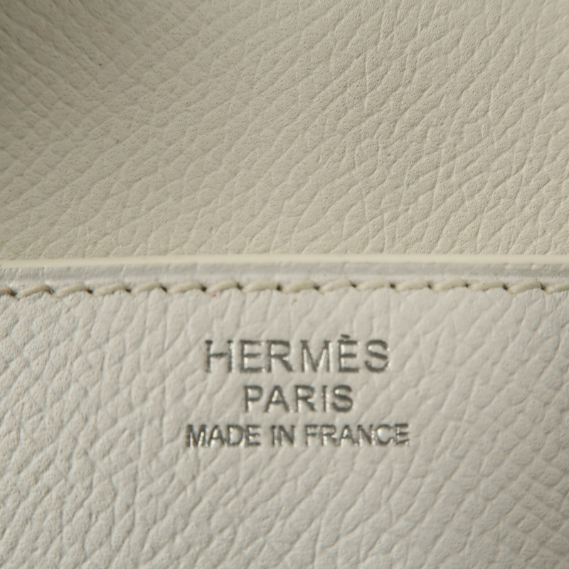 HERMES Epsom皮革Birkin 30手挽袋Blanc-5