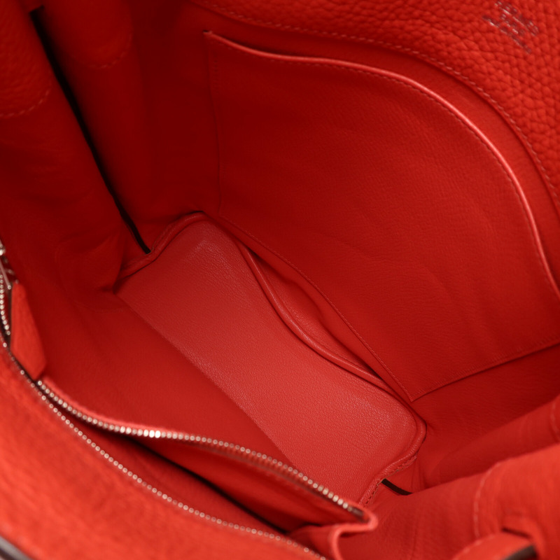 HERMES Togo皮革So Kelly 22肩背袋Rouge Casaque-4