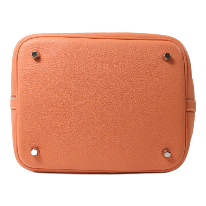 HERMES Clemence皮革Picotin MM手挽袋Crevette-3