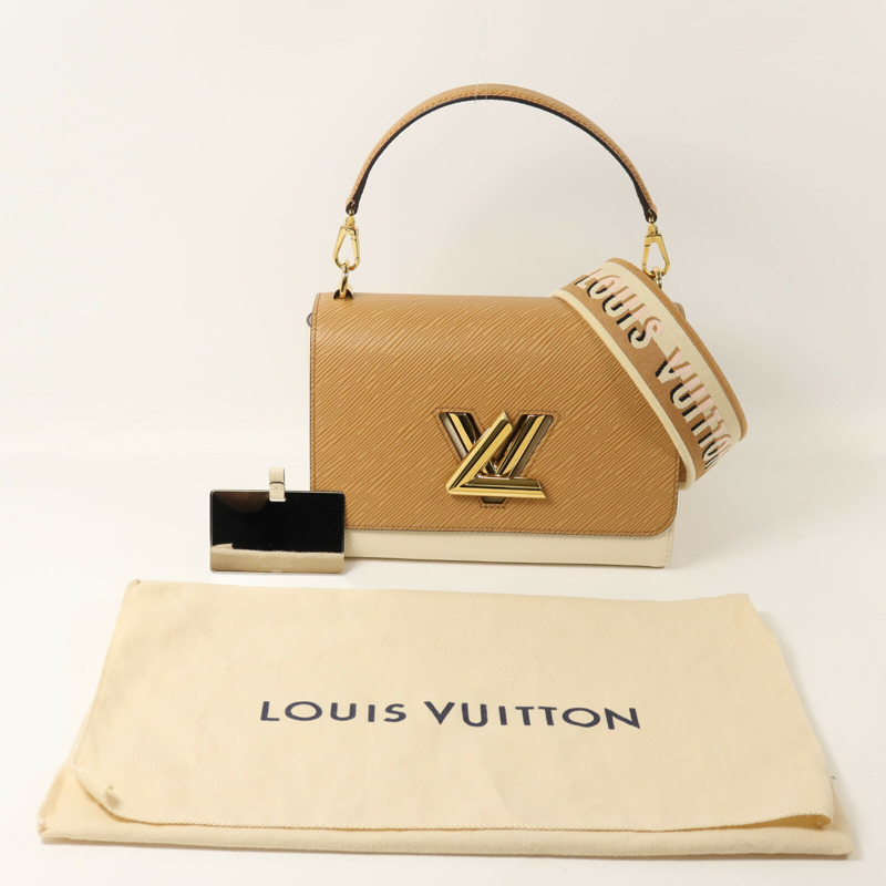 LOUIS VUITTON Epi Twist MM手挽肩背兩用袋-8
