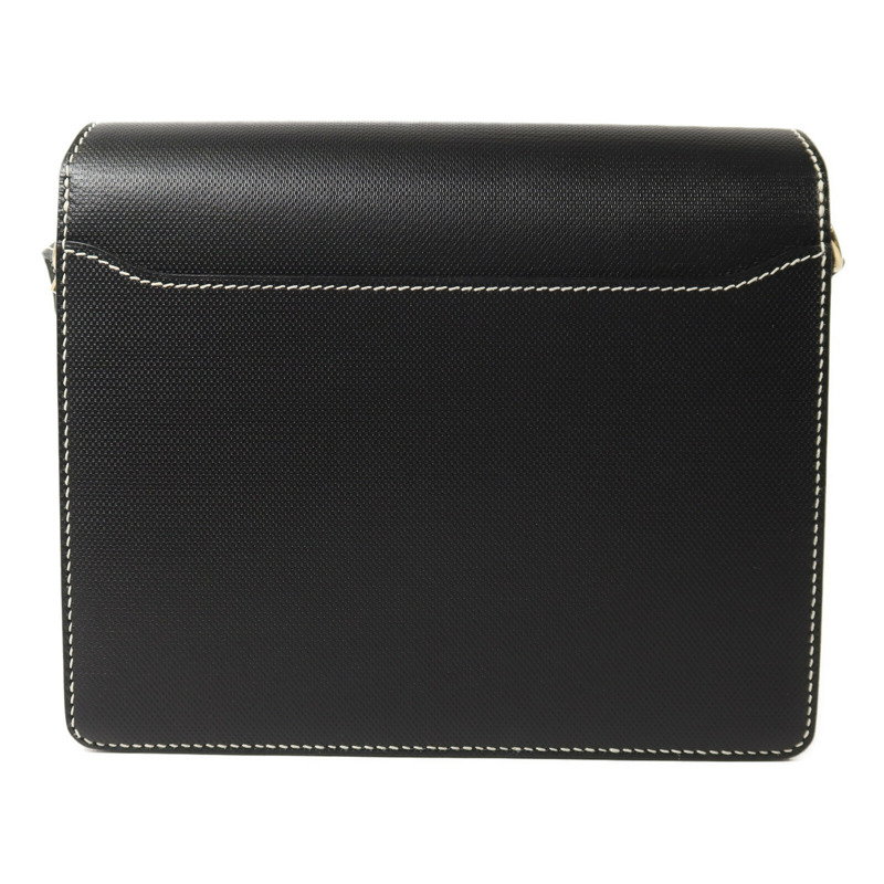 HERMES Grain d'H皮革Roulis 23肩背袋Noir-1