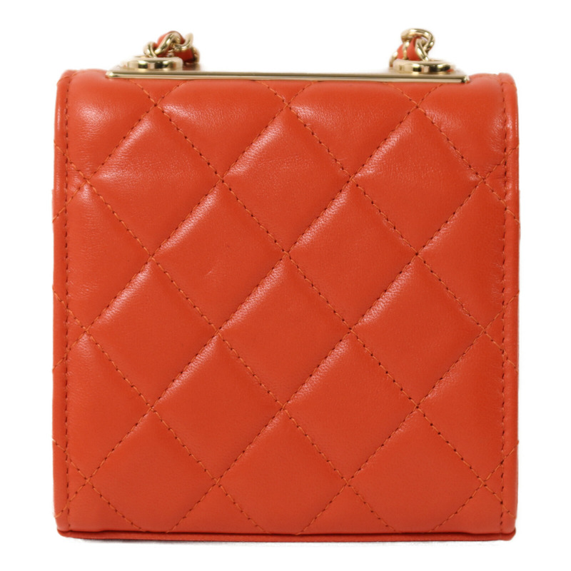 CHANEL 羊皮皮革Chain Shoulder鏈帶肩背袋-1