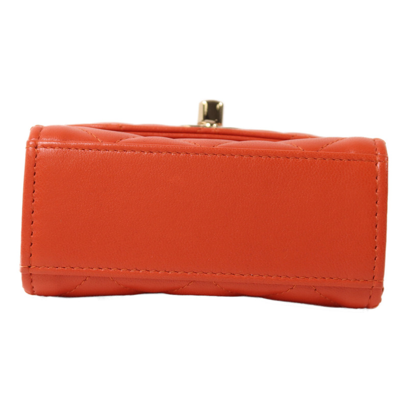 CHANEL 羊皮皮革Chain Shoulder鏈帶肩背袋-3