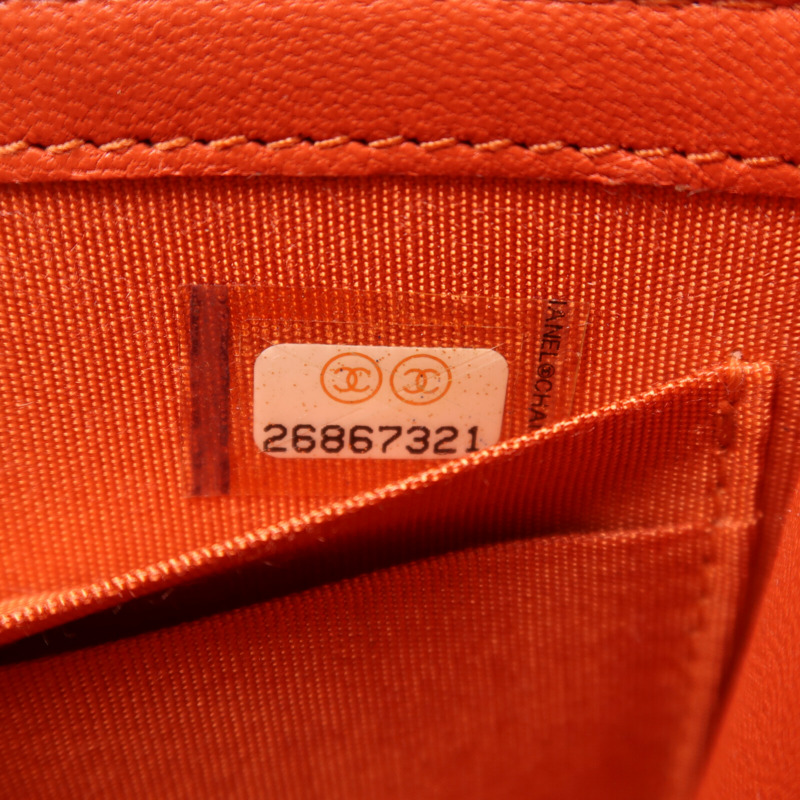 CHANEL 羊皮皮革Chain Shoulder鏈帶肩背袋-6