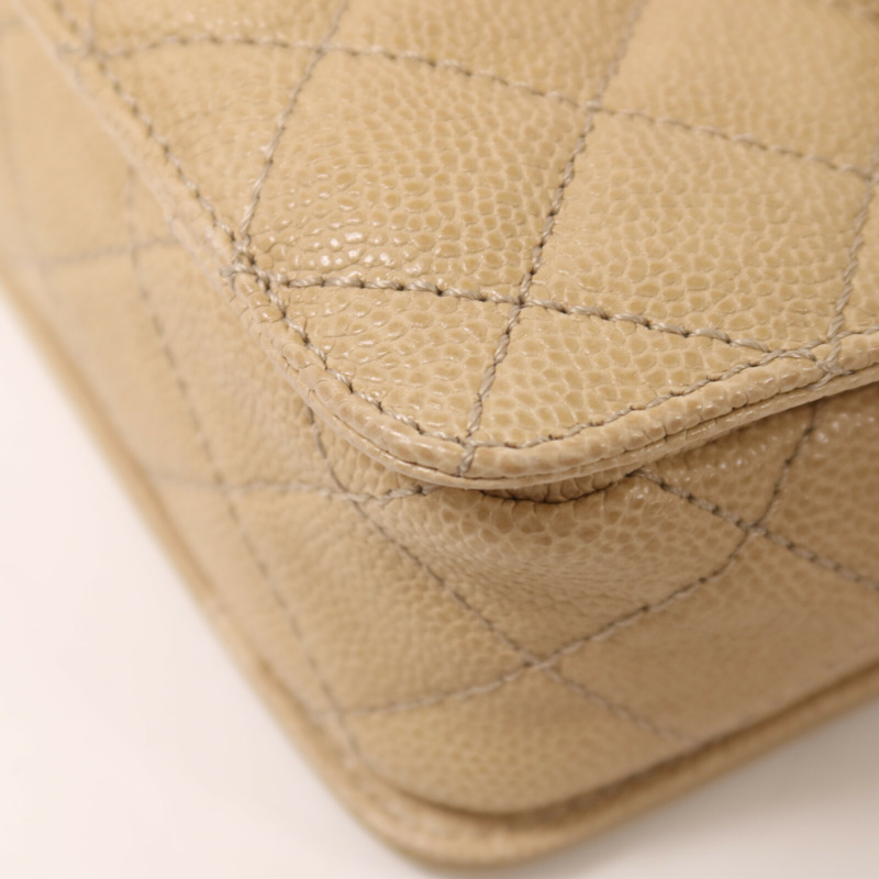 CHANEL 牛皮皮革2.55鏈帶肩背袋-12