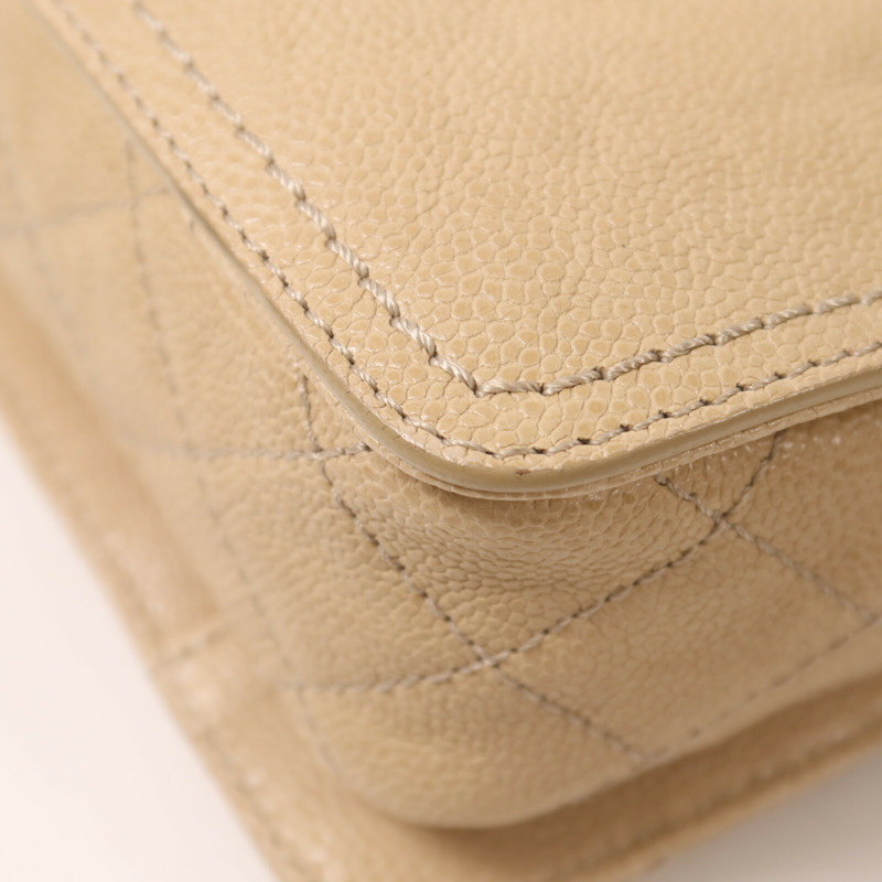 CHANEL 牛皮皮革2.55鏈帶肩背袋-14